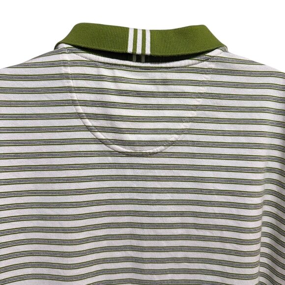 Adidas Climalite Men’s Large Golf Polo Shirt Vintage 2002 Striped - Picture 6 of 12